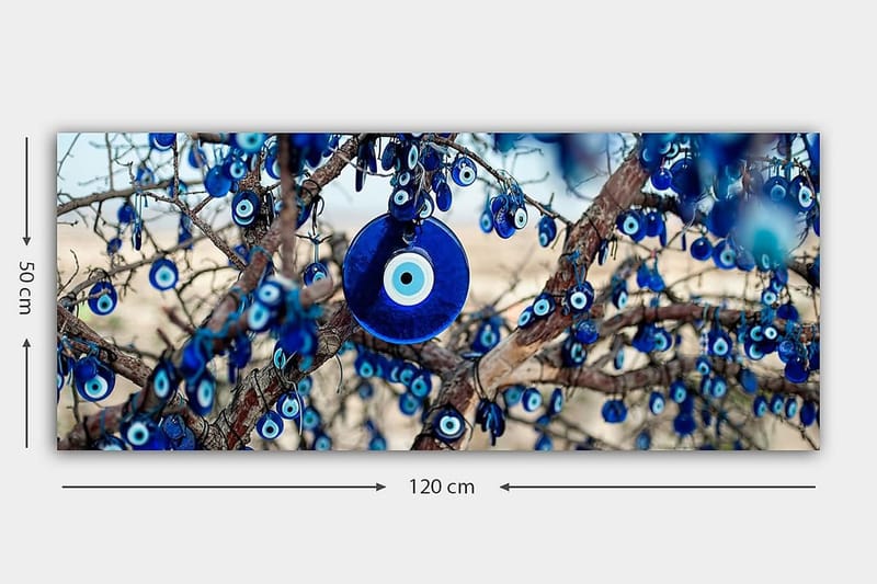 Canvastavla YTY World Cultures Flerfärgad - 120x50 cm - Inredning - Tavlor & konst - Canvastavlor