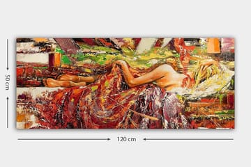 Canvastavla YTY World Cultures Flerfärgad - 120x50 cm - Inredning - Tavlor & konst - Canvastavlor