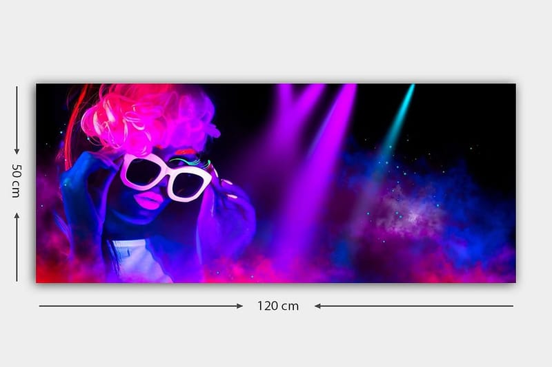 Canvastavla YTY People Flerfärgad - 120x50 cm - Inredning - Tavlor & konst - Canvastavlor