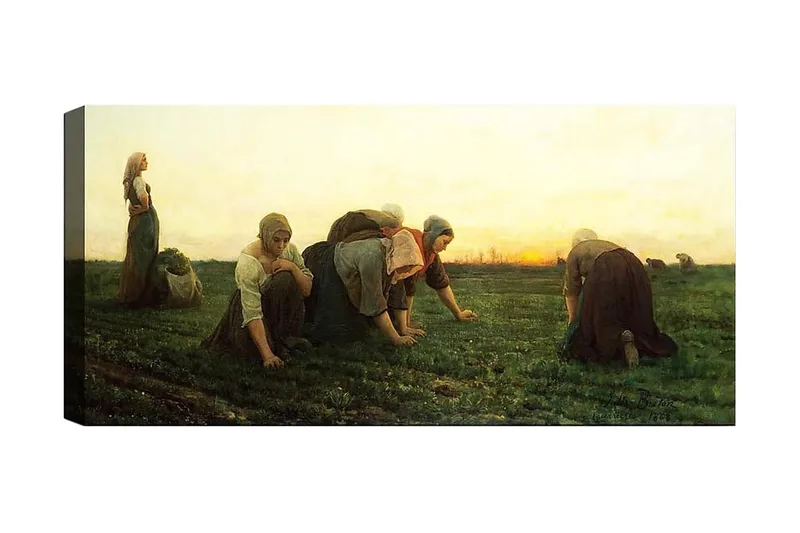 Canvastavla YTY People Flerfärgad, 120x50 cm