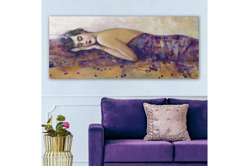 Canvastavla YTY People Flerfärgad - 120x50 cm - Inredning - Tavlor & konst - Canvastavlor