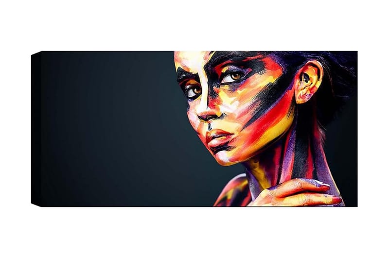 Canvastavla YTY People Flerfärgad - 120x50 cm - Inredning - Tavlor & konst - Canvastavlor