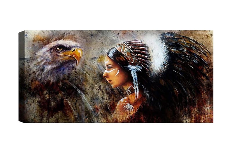 Canvastavla YTY People Flerfärgad - 120x50 cm - Inredning - Tavlor & konst - Canvastavlor