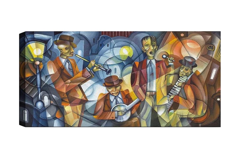Canvastavla YTY People Flerfärgad - 120x50 cm - Inredning - Tavlor & konst - Canvastavlor