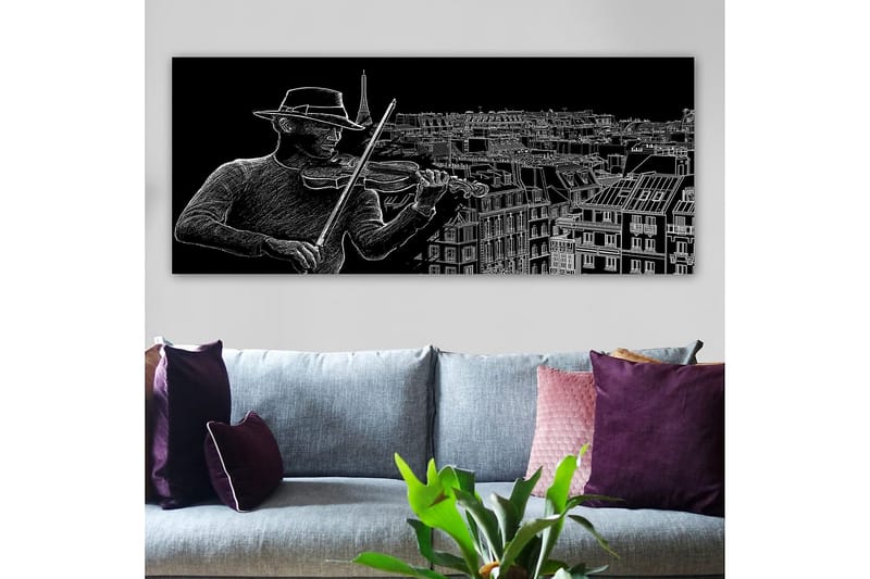 Canvastavla YTY People Flerfärgad - 120x50 cm - Inredning - Tavlor & konst - Canvastavlor