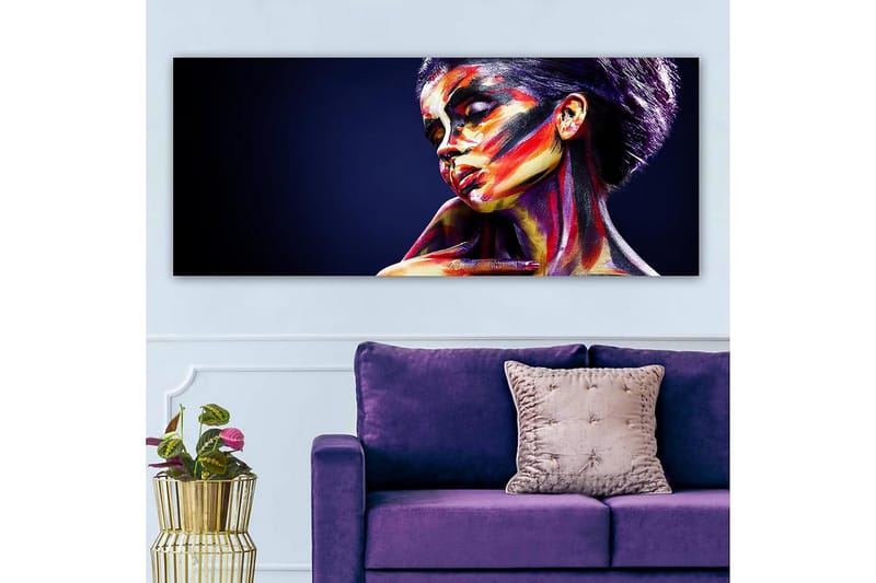 Canvastavla YTY People Flerfärgad - 120x50 cm - Inredning - Tavlor & konst - Canvastavlor