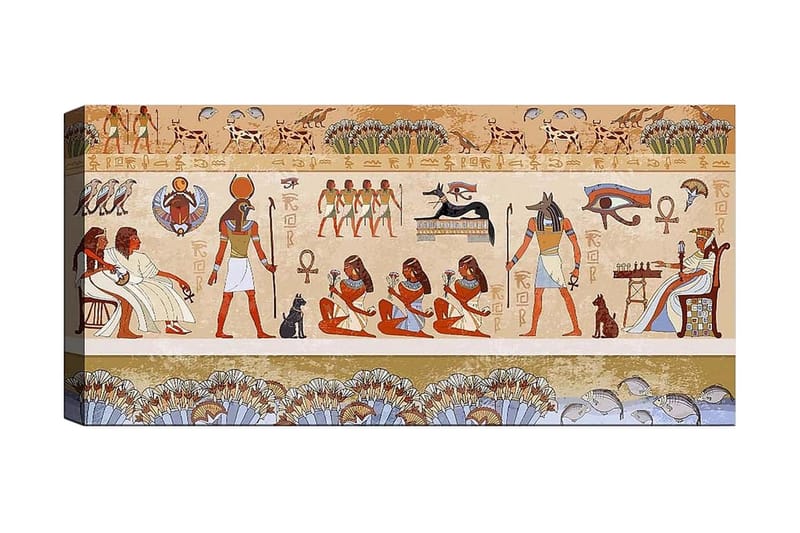 Canvastavla YTY People Flerfärgad - 120x50 cm - Inredning - Tavlor & konst - Canvastavlor