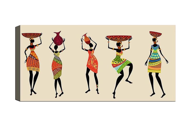 Canvastavla YTY People Flerfärgad - 120x50 cm - Inredning - Tavlor & konst - Canvastavlor