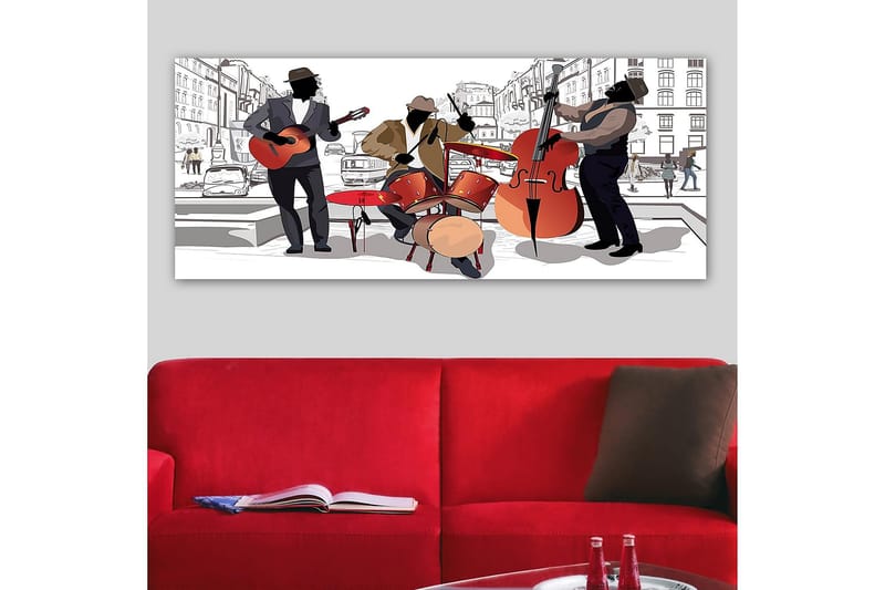 Canvastavla YTY People Flerfärgad - 120x50 cm - Inredning - Tavlor & konst - Canvastavlor