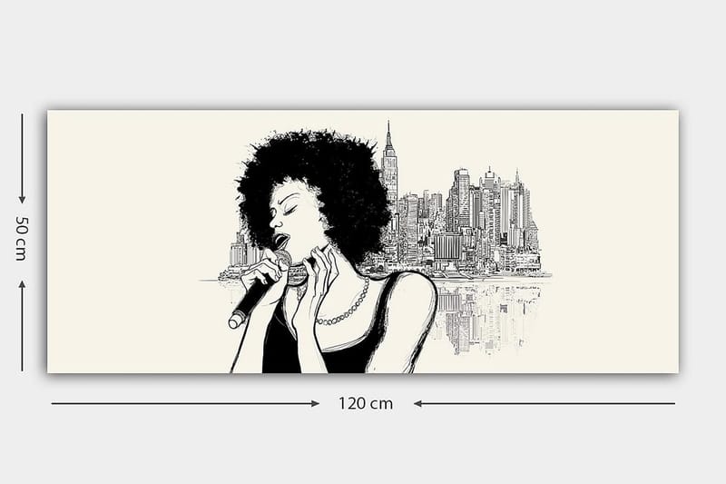 Canvastavla YTY People Flerfärgad - 120x50 cm - Inredning - Tavlor & konst - Canvastavlor