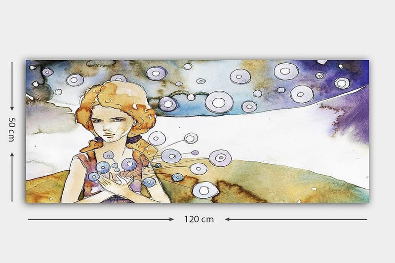 Canvastavla YTY People Flerfärgad - 120x50 cm - Inredning - Tavlor & konst - Canvastavlor