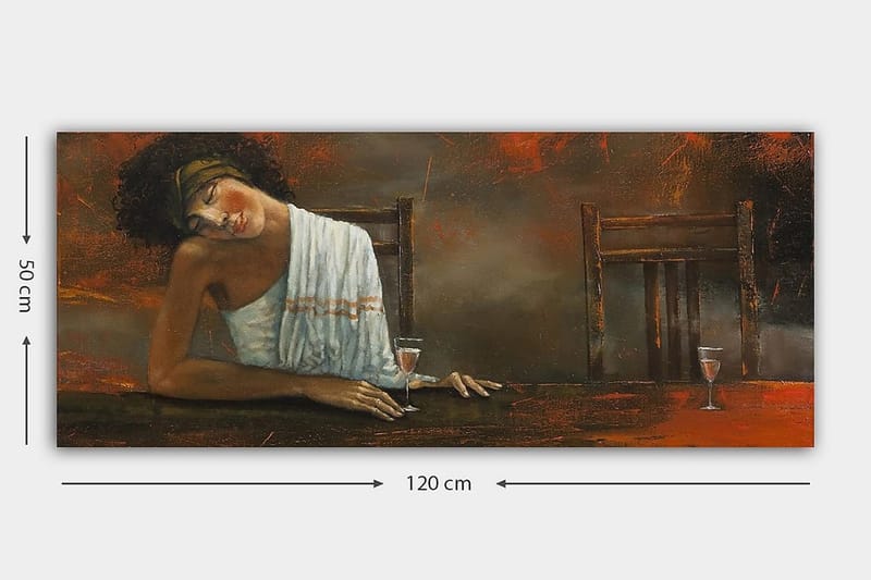 Canvastavla YTY People Flerfärgad - 120x50 cm - Inredning - Tavlor & konst - Canvastavlor