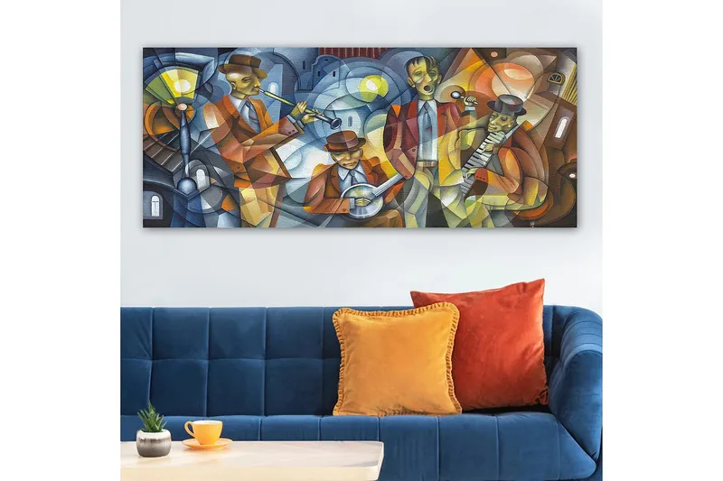 Canvastavla YTY People Flerfärgad - 120x50 cm - Inredning - Tavlor & konst - Canvastavlor
