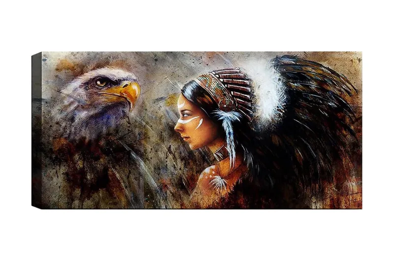 Canvastavla YTY People Flerfärgad, 120x50 cm