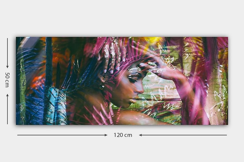 Canvastavla YTY People Flerfärgad - 120x50 cm - Inredning - Tavlor & konst - Canvastavlor