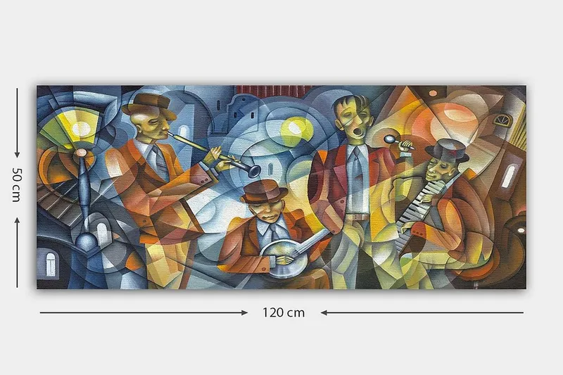 Canvastavla YTY People Flerfärgad - 120x50 cm - Inredning - Tavlor & konst - Canvastavlor