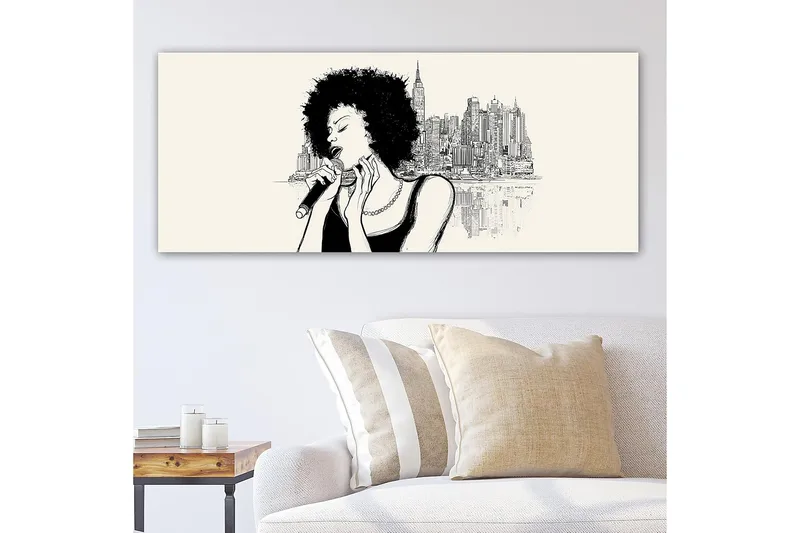 Canvastavla YTY People Flerfärgad - 120x50 cm - Inredning - Tavlor & konst - Canvastavlor