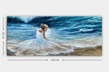 Canvastavla YTY People Flerfärgad - 120x50 cm - Inredning - Tavlor & konst - Canvastavlor