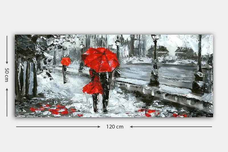 Canvastavla YTY People Flerfärgad - 120x50 cm - Inredning - Tavlor & konst - Canvastavlor