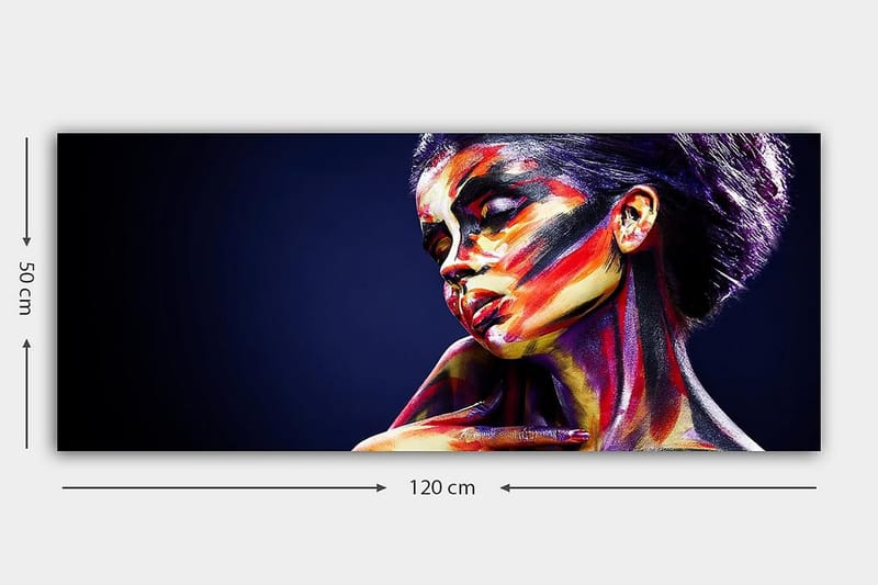 Canvastavla YTY People Flerfärgad - 120x50 cm - Inredning - Tavlor & konst - Canvastavlor