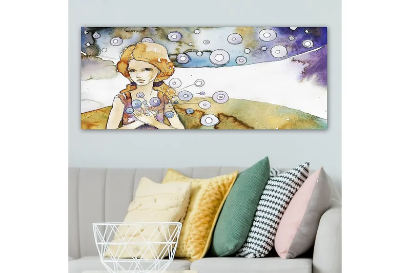 Canvastavla YTY People Flerfärgad - 120x50 cm - Inredning - Tavlor & konst - Canvastavlor