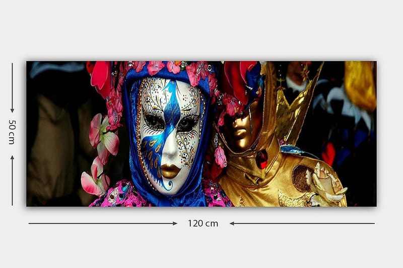 Canvastavla YTY People Flerfärgad - 120x50 cm - Inredning - Tavlor & konst - Canvastavlor