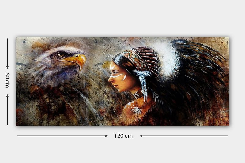 Canvastavla YTY People Flerfärgad - 120x50 cm - Inredning - Tavlor & konst - Canvastavlor