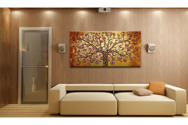 Canvastavla Påfågel träd 120x60 cm - Artgeist sp. z o. o. - Inredning - Tavlor & konst - Canvastavlor