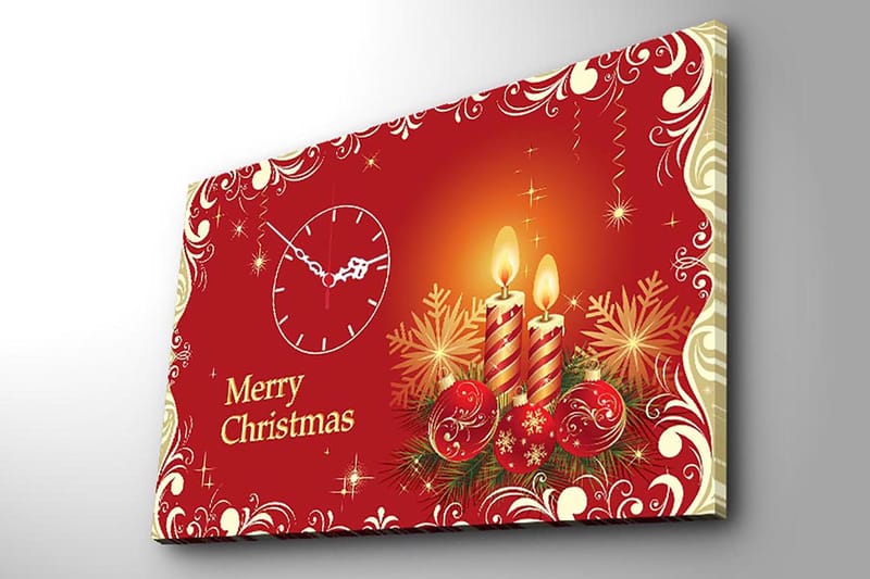 Decorative Canvas Wall Clock 45x70 - Inredning - Tavlor & konst - Canvastavlor