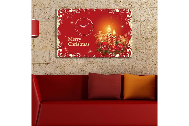 Decorative Canvas Wall Clock 45x70 - Inredning - Tavlor & konst - Canvastavlor