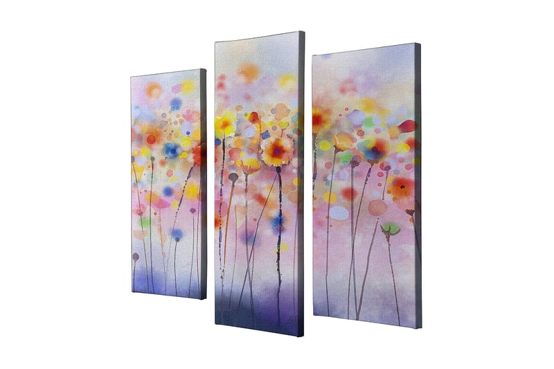 Decorative Canvas Painting (3 Pieces) 45x20 - Inredning - Tavlor & konst - Canvastavlor
