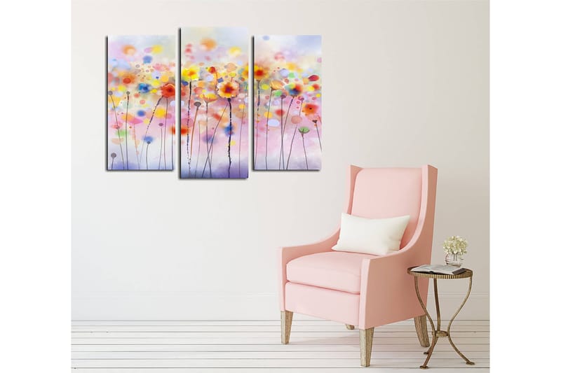 Decorative Canvas Painting (3 Pieces) 45x20 - Inredning - Tavlor & konst - Canvastavlor