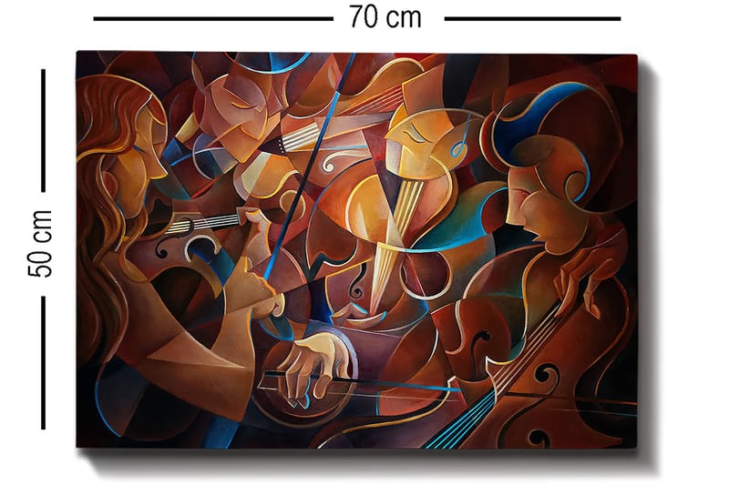 Decorative Canvas Painting 50x70 - Inredning - Tavlor & konst - Canvastavlor