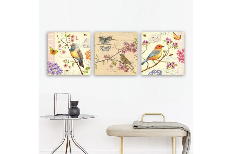 Decorative Canvas Painting (3 Pieces) 30x30, undefined