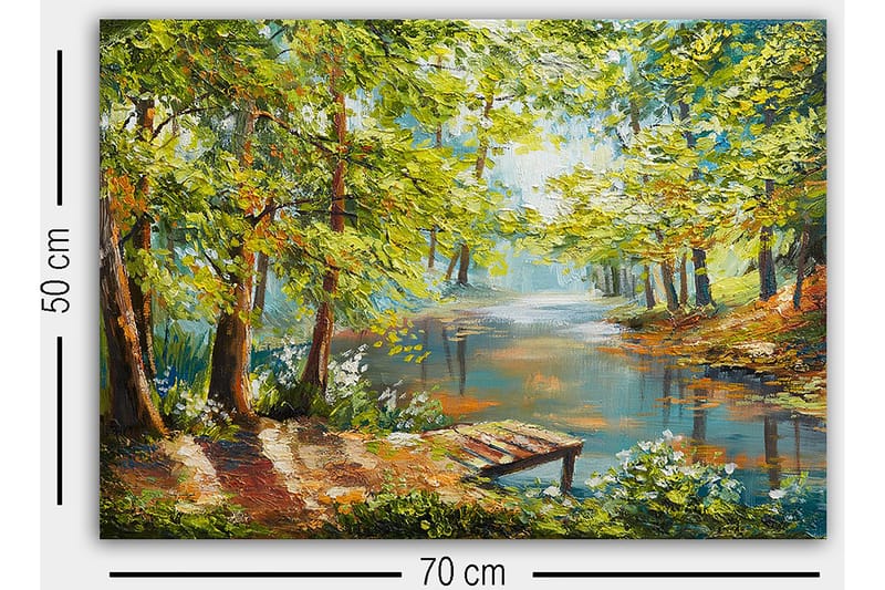 Decorative Canvas Painting 50x70 - Inredning - Tavlor & konst - Canvastavlor