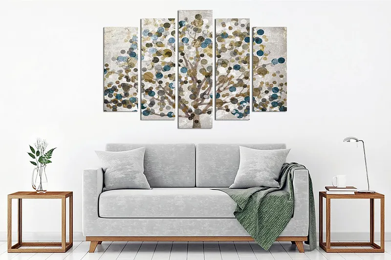 Decorative Canvas Painting (5 Pieces) 70x20 - Inredning - Tavlor & konst - Canvastavlor