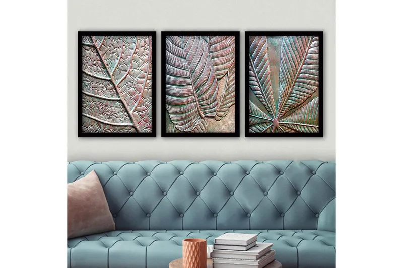 Decorative Framed Painting (3 Pieces) 35x45, undefined