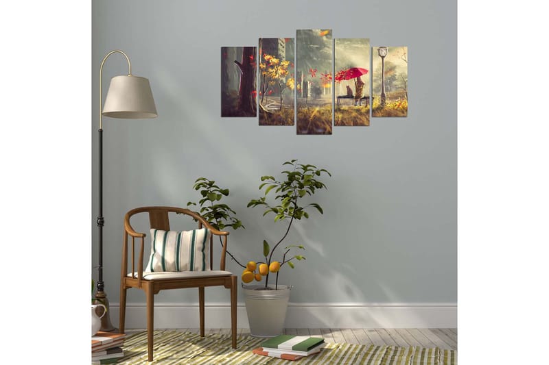 Decorative MDF Painting (5 Pieces) 20x60, undefined