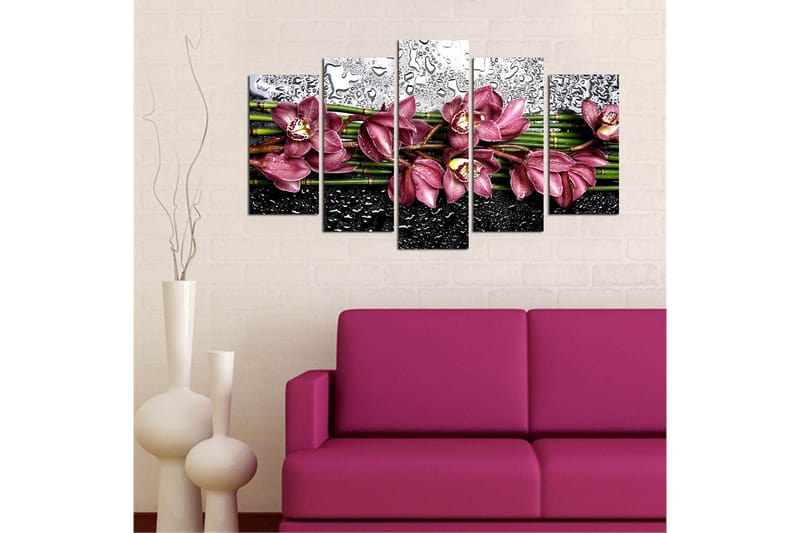 Decorative MDF Painting (5 Pieces) 20x60 - Inredning - Tavlor & konst - Canvastavlor