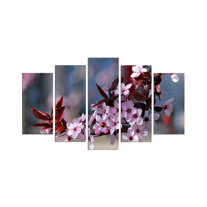 Decorative MDF Painting (5 Pieces) 20x60 - Inredning - Tavlor & konst - Canvastavlor