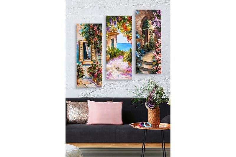 Decorative MDF Painting (3 Pieces) 20x50, undefined