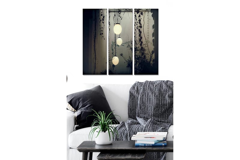 Decorative MDF Painting (3 Pieces) 20x50, undefined