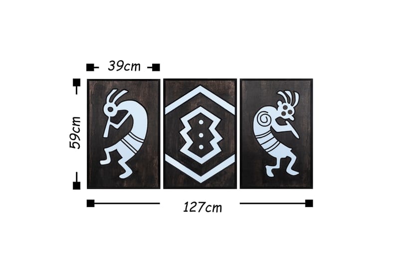 Dekoration Trätavlor - Inredning - Tavlor & konst - Canvastavlor