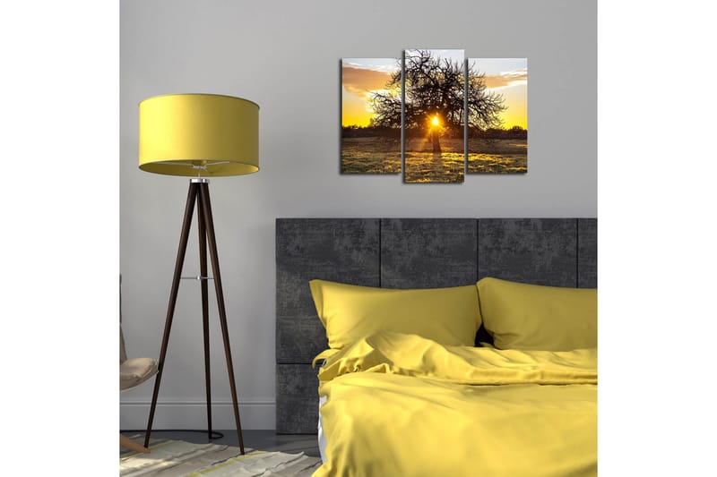 Dekorativ Canvasmålning 3 Delar - Flerfärgad - Inredning - Tavlor & konst - Canvastavlor