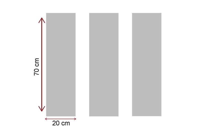 Dekorativ Canvasmålning 3 Delar - Flerfärgad - Inredning - Tavlor & konst - Canvastavlor