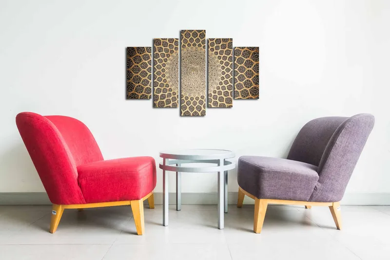 Dekorativ Canvasmålning 5 Delar - Flerfärgad - Inredning - Tavlor & konst - Canvastavlor