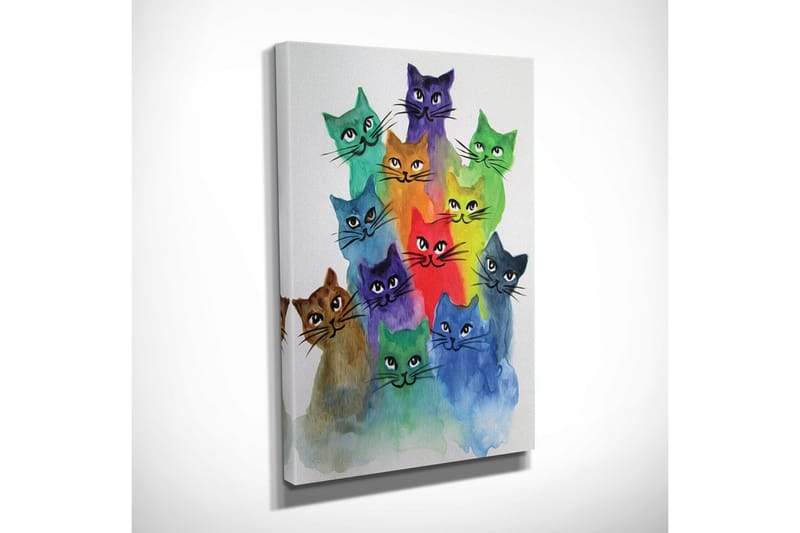 Dekorativ Canvasmålning - Flerfärgad - Inredning - Tavlor & konst - Canvastavlor