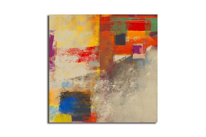 Dekorativ Canvasmålning, Flerfärgad