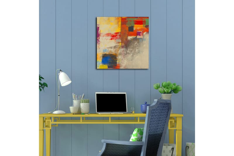 Dekorativ Canvasmålning - Flerfärgad - Inredning - Tavlor & konst - Canvastavlor