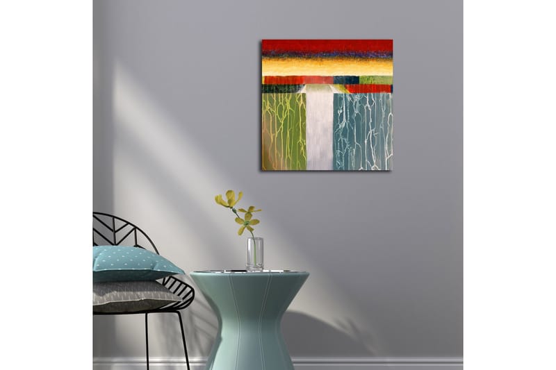 Dekorativ Canvasmålning - Flerfärgad - Inredning - Tavlor & konst - Canvastavlor